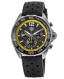 Tag Heuer Formula 1 Chronograph Black Dial Black Rubber Strap Watch for Men - CAZ101AC.FT8024 Authentic Buy Shop Now