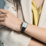 Emporio Armani Gioia Analog Mother of Pearl Dial Black Leather Strap Watch For Women - AR11148 Authentic Buy Shop Now
