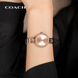 Coach Park Signature Rose Gold Dial Rose Gold Steel Strap Watch for Women - 14503172 Authentic Buy Shop Now