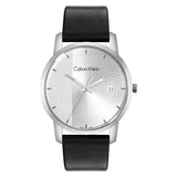 Calvin Klein City Silver Dial Black Steel Strap Watch for Men - K2G2G1CX Authentic Buy Shop Now