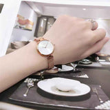Calvin Klein Authentic Mother of Pearl Dial Rose Gold Mesh Bracelet Watch for Women - K8G2362G Authentic Buy Shop Now