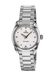 Omega Seamaster Aqua Terra Quartz Diamond Silver Dial Silver Steel Strap Watch for Women - 220.10.28.60.54.001 Authentic Buy Shop Now