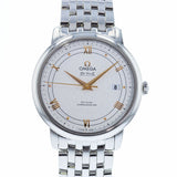 Omega De Ville Prestige Co Axial Silver Dial Silver Steel Strap Watch for Men - 424.10.40.20.02.004 Authentic Buy Shop Now