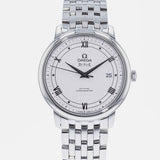 Omega De Ville Prestige Co Axial Automatic White Dial Silver Steel Strap Watch for Men - 424.10.40.20.02.005 Authentic Buy Shop Now