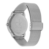 Calvin Klein City Chronograph Black Dial Silver Mesh Bracelet Watch for Men - K2G2G121 Authentic Buy Shop Now