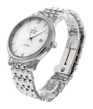 Omega De Ville Prestige Co-Axial Silver Dial Silver Steel Strap Watch for Men - 424.10.40.20.02.003 Authentic Buy Shop Now