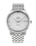 Omega De Ville Prestige Co-Axial Silver Dial Silver Steel Strap Watch for Men - 424.10.40.20.02.003 Authentic Buy Shop Now