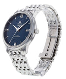 Omega De Ville Prestige Co-Axial Orbis Blue Dial Silver Steel Strap Watch for Men - 424.10.40.20.03.001 Authentic Buy Shop Now