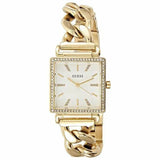 Guess Vanity Diamonds Silver Dial Gold Steel Strap Watch for Women - W1030L2 Authentic Buy Shop Now