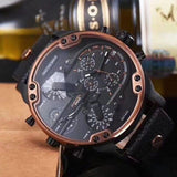Diesel Mr Daddy 2.0 Chronograph Black Dial Black Steel Strap Watch For Men - DZ7400 Authentic Buy Shop Now