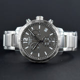 Tissot Quickster Chronograph Black Dial Silver Steel Strap Watch For Men - T095.417.11.067.00 Authentic Buy Shop Now