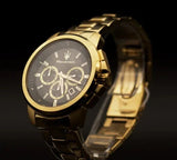 Maserati Successo 44mm Black Dial Gold Stainless Steel Strap Watch For Men - R8873621013 Authentic Buy Shop Now