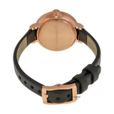 Marc Jacobs Sally White Dial Black Leather Strap Watch for Women - MBM1352 Authentic Buy Shop Now