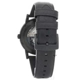 Emporio Armani Luigi Automatic Skeleton Black Dial Black Leather Strap Watch For Men - AR60012 Authentic Buy Shop Now