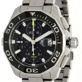 Tag Heuer Aquaracer Calibre 16 Day-Date Black Dial Silver Steel Strap Watch for Men - CAY211A.BA0927 Authentic Buy Shop Now