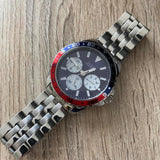 Guess Odyssey Multifunction Blue Dial Silver Steel Strap Watch For Men - W1107G2 Authentic Buy Shop Now