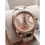Michael Kors Bradshaw Quartz Gold Dial Gold Steel Strap Watch For Women - MK6555 Authentic Buy Shop Now