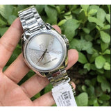 Michael Kors Bradshaw Quartz Silver Dial Silver Steel Strap Watch For Women - MK6554 Authentic Buy Shop Now
