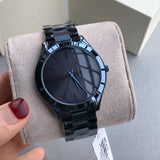Michael Kors Runway Quartz Blue Dial Blue Steel Strap Watch For Women - MK3419 Authentic Buy Shop Now