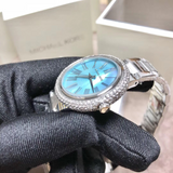 Michael Kors Taryn Quartz Blue Dial Blue Steel Strap Watch For Women - MK6563 Authentic Buy Shop Now