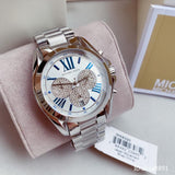 Michael Kors Bradshaw Quartz Silver Dial Silver Steel Strap Watch For Women - MK6320 Authentic Buy Shop Now