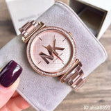 Michael Kors Sofie Quartz Rose Gold Dial Rose Gold Steel Strap Watch For Women - MK4335 Authentic Buy Shop Now