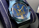 Maserati Potenza Blue Dial Edition 42mm Mesh Bracelet Watch For Men - R8853108008 Authentic Buy Shop Now