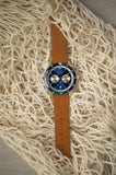 Hugo Boss Santiago Blue Dial Brown Leather Strap Watch for Men - 1513860 Authentic Buy Shop Now