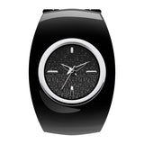 Emporio Armani Casual Analog Black Dial Black Leather Strap Watch For Women - AR0739 Authentic Buy Shop Now