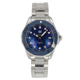 Tag Heuer Aquaracer Diamonds Blue Dial Silver Steel Strap Watch for Women - WAY131L.BA0748 Authentic Buy Shop Now