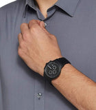 Emporio Armani Renato Chronograph Mother of Pearl Black Dial Black Steel Strap Watch For Men - AR11275 Authentic Buy Shop Now