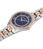 Michael Kors Lauryn Quartz Blue Dial Two Tone Steel Strap Watch For Women - MK3929 Authentic Buy Shop Now