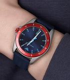 Emporio Armani Sigma Quartz Blue Dial Blue Silicone Strap Watch For Men - AR11217 Authentic Buy Shop Now