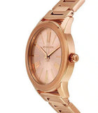 Michael Kors Hartman Rose Gold Dial Rose Gold Steel Strap Watch For Women - MK3491 Authentic Buy Shop Now