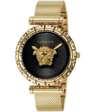 Versace Palazzo Empire Greca Black Dial Gold Mesh Bracelet Watch for Women - VEDV00519 Authentic Buy Shop Now