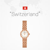 Tissot Lovely Mother of Pearl Dial Rose Gold Steel Strap Watch for Women - T140.009.33.111.00 Authentic Buy Shop Now