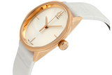 Calvin Klein Accent White Dial White Leather Strap Watch for Women - K2Y2Y6KW Authentic Buy Shop Now