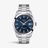Tissot Gentlemen Powermatic 80 Silicium Blue Dial Silver Steel Strap Watch For Men - T127.407.11.041.00 Authentic Buy Shop Now