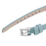 Gucci G-Frame Pastel Blue Mother of Pearl Dial Blue Leather Strap Watch For Women - YA128531 Authentic Buy Shop Now