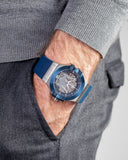 Maserati Potenza Automatic Skeleton Dial Blue Rubber Strap Watch For Men - R8821108035 Authentic Buy Shop Now