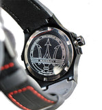 Maserati Potenza 3H STR Black Dial 42mm Leather Strap Watch For Men - R8851108010 Authentic Buy Shop Now