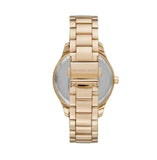 Michael Kors Slim Runway Analog Gold Dial Gold Steel Strap Watch For Women - MK3739 Authentic Buy Shop Now