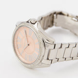 Michael Kors Kacie Three Hand Pink Dial Silver Steel Strap Watch for Women - MK6929 Authentic Buy Shop Now
