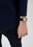 Guess Tailor Multifunction Black Dial Black Leather Strap Watch for Men - GW0389G1 Authentic Buy Shop Now