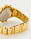 Guess Fusion Chronograph Gold Dial Gold Steel Strap Watch for Women - GW0552L2 Authentic Buy Shop Now