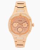 Guess Duchees Quartz Rose Gold Dial Rose Gold Steel Strap Watch For Women - GW0558L3 Authentic Buy Shop Now