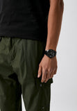 Emporio Armani Claudio Chronograph Black Dial Black Leather Strap Watch For Men - AR11483 Authentic Buy Shop Now