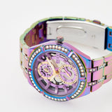 Guess Allara Quartz Purple Dial Purple Steel Strap Watch For Women - GW0604L4 Authentic Buy Shop Now