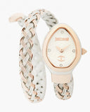 Just Cavalli Novara Silver Dial Two Tone Steel Strap Watch for Women - JC1L264M0075 Authentic Buy Shop Now
