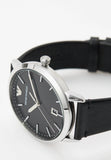 Emporio Armani Ruggero Black Dial Black Leather Strap Watch for Men - AR11193 Authentic Buy Shop Now